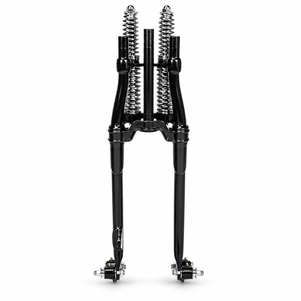 VINTAGE SPRINGER FRONT FORK-28inch-Narrow Black