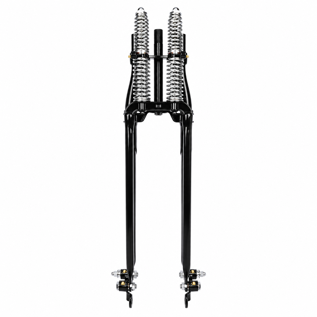 VINTAGE SPRINGER FRONT FORK-34inch-Narrow Black
