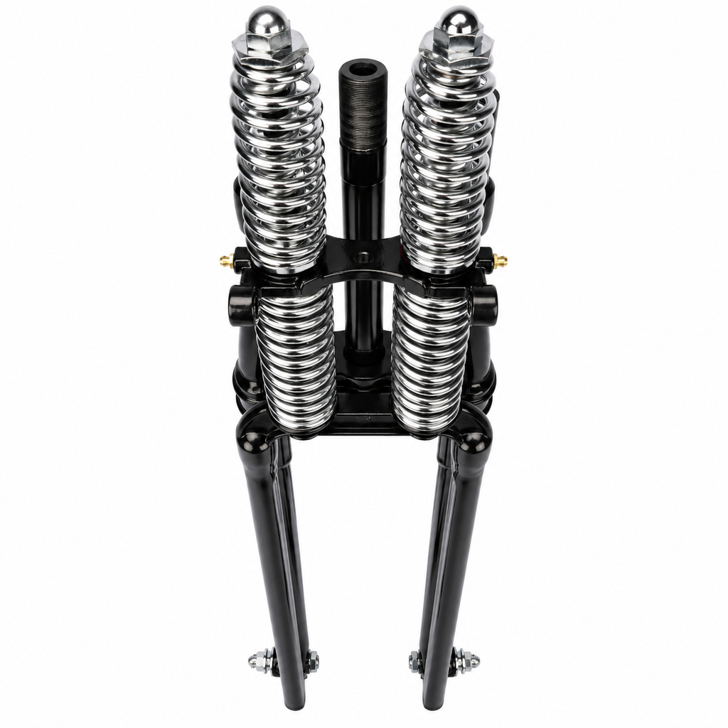 VINTAGE SPRINGER FRONT FORK-34inch-Narrow Black