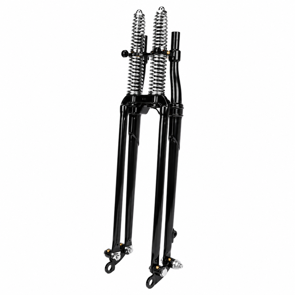 VINTAGE SPRINGER FRONT FORK-34inch-Narrow Black