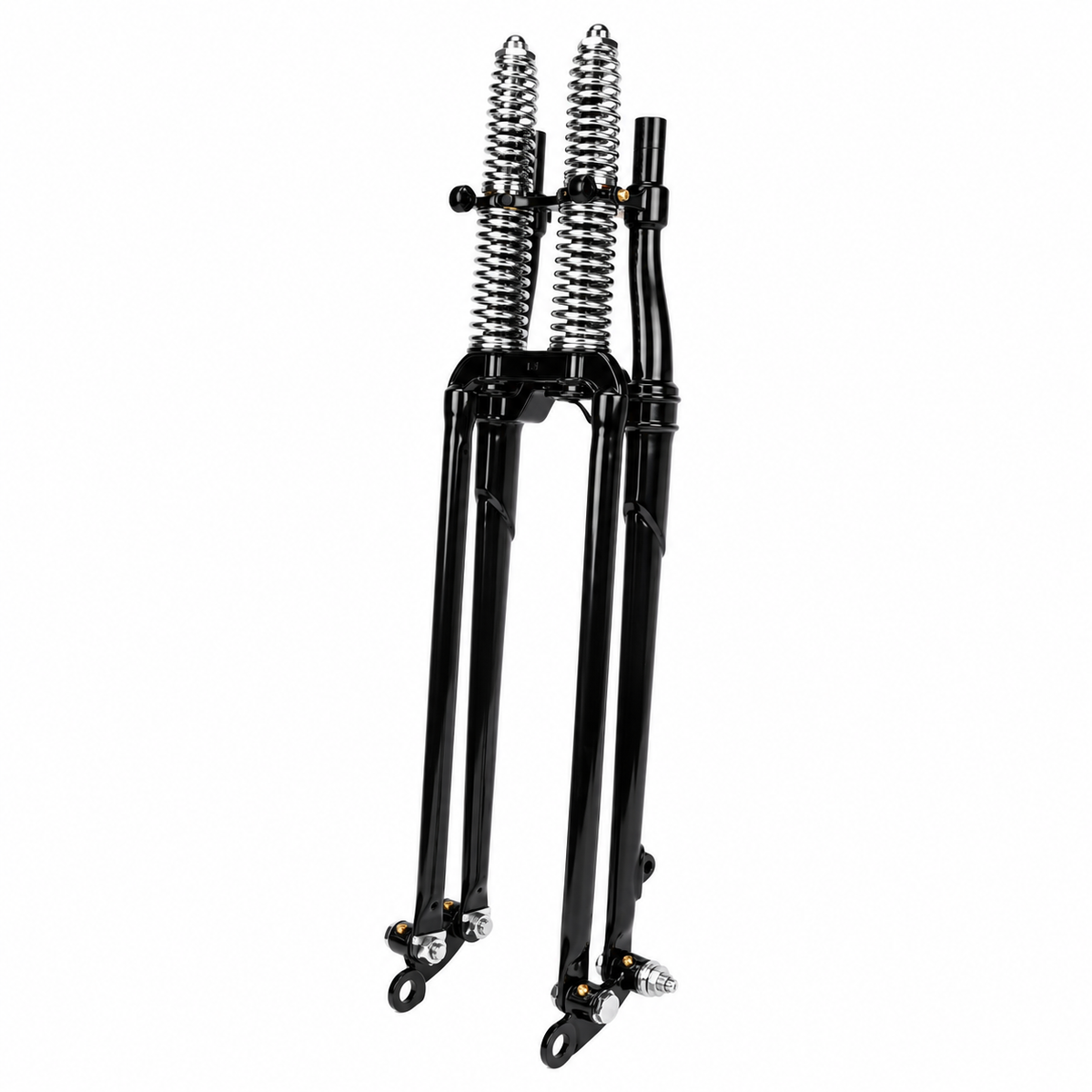 VINTAGE SPRINGER FRONT FORK-34inch-Narrow Black