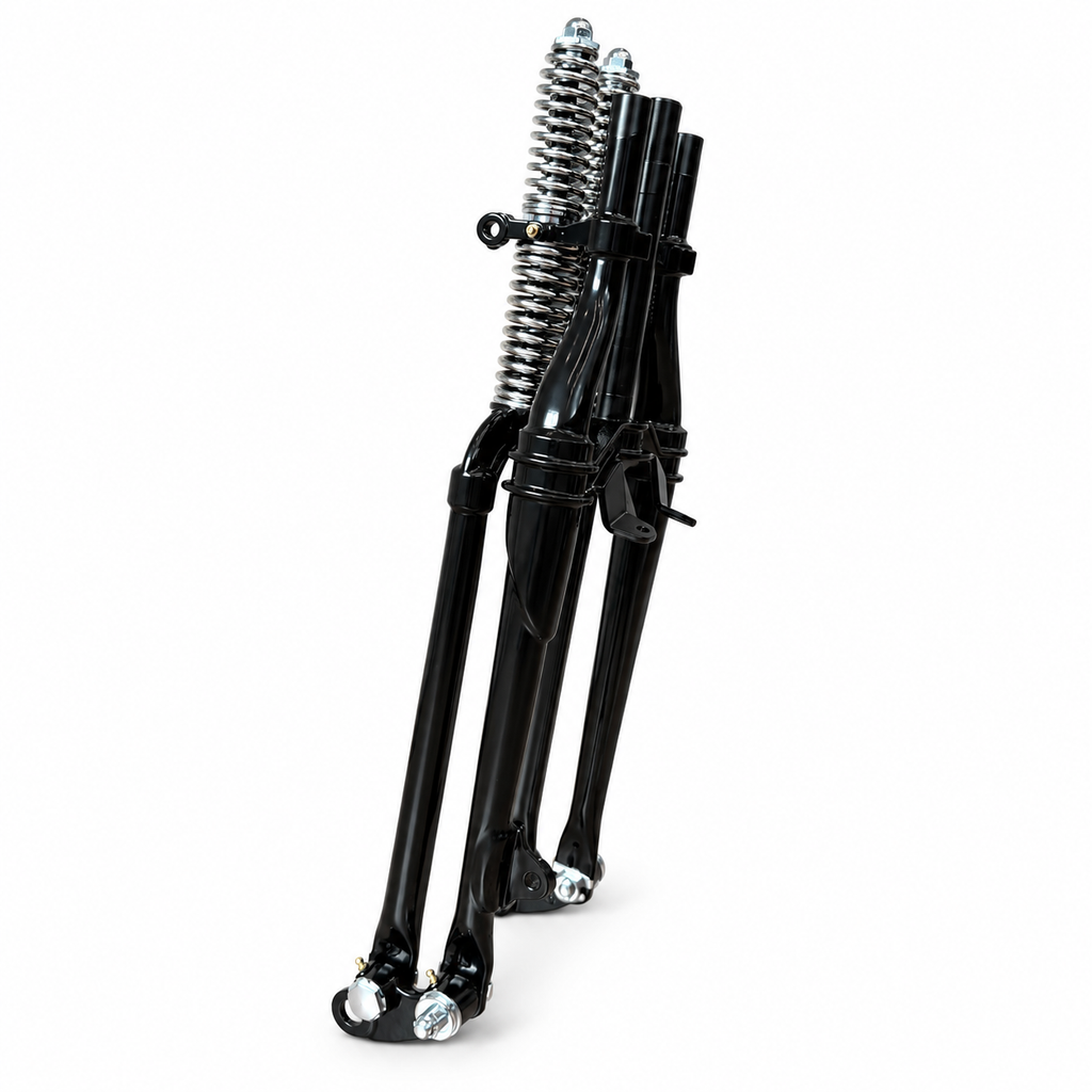 VINTAGE SPRINGER FRONT FORK-28inch-Wide Black